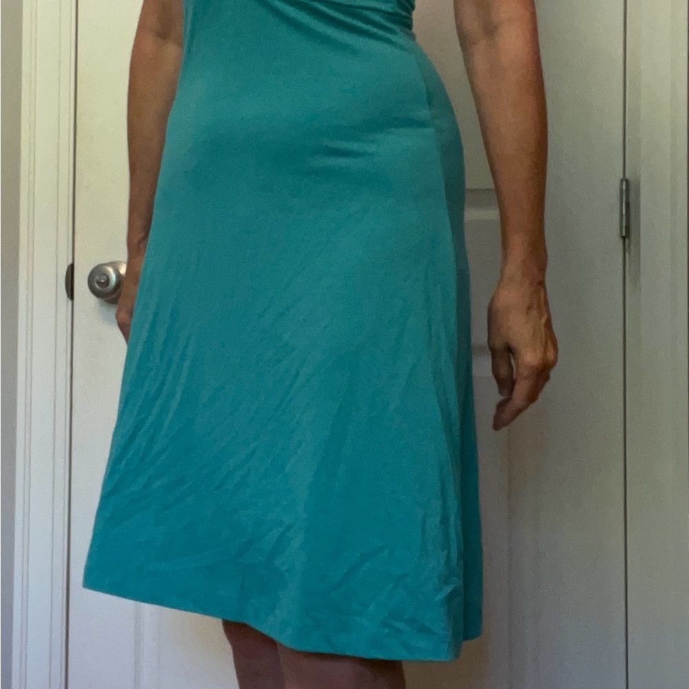 Eddie Bauer Turquoise A-Line Skirt